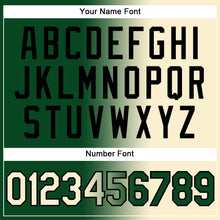 Загрузить изображение в средство просмотра галереи, Custom Stitched Green Cream-Black Gradient Fashion Sports Pullover Sweatshirt Hoodie