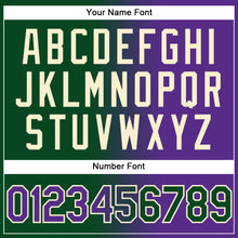 Загрузить изображение в средство просмотра галереи, Custom Stitched Green Purple-Cream Gradient Fashion Sports Pullover Sweatshirt Hoodie