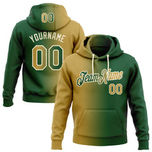 Загрузить изображение в средство просмотра галереи, Custom Stitched Green Old Gold-Cream Gradient Fashion Sports Pullover Sweatshirt Hoodie