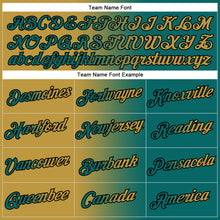 Загрузить изображение в средство просмотра галереи, Custom Stitched Teal Old Gold-Black Gradient Fashion Sports Pullover Sweatshirt Hoodie