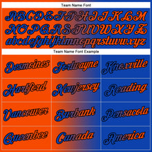 Загрузить изображение в средство просмотра галереи, Custom Stitched Thunder Blue Orange-Black Gradient Fashion Sports Pullover Sweatshirt Hoodie
