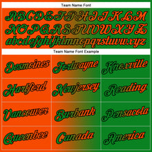 Загрузить изображение в средство просмотра галереи, Custom Stitched Grass Green Orange-Black Gradient Fashion Sports Pullover Sweatshirt Hoodie