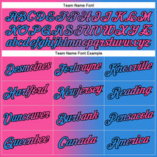 Загрузить изображение в средство просмотра галереи, Custom Stitched Powder Blue Pink-Black Gradient Fashion Sports Pullover Sweatshirt Hoodie