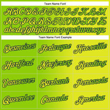 Загрузить изображение в средство просмотра галереи, Custom Stitched Neon Yellow Neon Green-Navy Gradient Fashion Sports Pullover Sweatshirt Hoodie