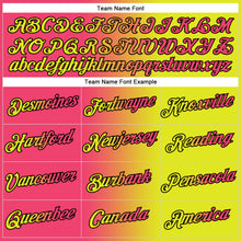 Charger l'image dans la galerie, Custom Stitched Neon Yellow Neon Pink-Black Gradient Fashion Sports Pullover Sweatshirt Hoodie