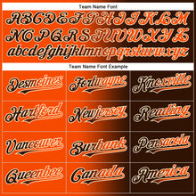 Load image into Gallery viewer, Custom Brown Orange-Cream Authentic Gradient Fashion Baseball Jersey