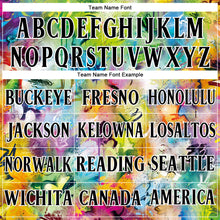 Load image into Gallery viewer, Custom Scratch Graffiti Pattern Black-White 3D Authentic Baseball Jersey