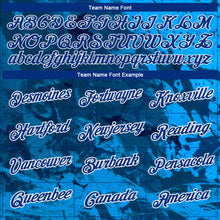 Charger l'image dans la galerie, Custom Graffiti Pattern Royal-White 3D Performance T-Shirt