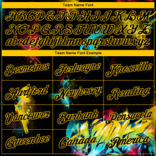 Загрузить изображение в средство просмотра галереи, Custom Stitched Graffiti Pattern Black-Gold 3D Sports Pullover Sweatshirt Hoodie