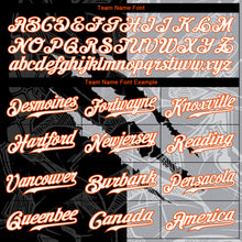 Загрузить изображение в средство просмотра галереи, Custom Graffiti Pattern White Gray-Orange 3D Scratch Authentic Baseball Jersey
