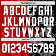 Charger l'image dans la galerie, Custom Graffiti Pattern White Black-Gray 3D Scratch Authentic Baseball Jersey