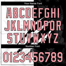 Charger l'image dans la galerie, Custom Graffiti Pattern Medium Pink-Black 3D Scratch Authentic Baseball Jersey