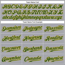 Загрузить изображение в средство просмотра галереи, Custom Gray Green-Gold Authentic Sleeveless Baseball Jersey