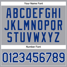 Загрузить изображение в средство просмотра галереи, Custom Gray Royal-White Authentic Sleeveless Baseball Jersey