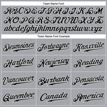 Загрузить изображение в средство просмотра галереи, Custom Gray Black-White Authentic Sleeveless Baseball Jersey