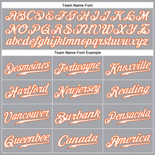 Загрузить изображение в средство просмотра галереи, Custom Gray Green-Orange Authentic Sleeveless Baseball Jersey