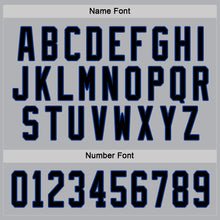 Load image into Gallery viewer, Custom Gray Black-Royal Hockey Jersey