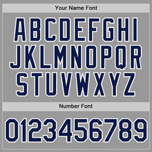Load image into Gallery viewer, Custom Gray Navy-White Performance T-Shirt
