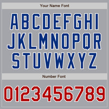 Загрузить изображение в средство просмотра галереи, Custom Gray Red-White Authentic Baseball Jersey