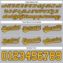 Загрузить изображение в средство просмотра галереи, Custom Gray Gold-Black Authentic Basketball Shorts