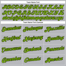 Load image into Gallery viewer, Custom Gray Neon Green-Black Performance T-Shirt