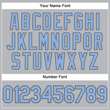 Load image into Gallery viewer, Custom Gray Light Blue-Steel Gray Performance T-Shirt