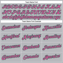 Load image into Gallery viewer, Custom Gray Pink-Kelly Green Performance T-Shirt