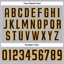 Load image into Gallery viewer, Custom Gray Brown-Gold Performance T-Shirt