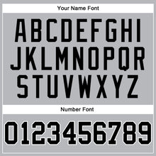 Загрузить изображение в средство просмотра галереи, Custom Gray Black-White Authentic Throwback Basketball Jersey