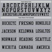 Laden Sie das Bild in den Galerie-Viewer, Custom Gray Light Blue-Black Mesh Authentic Football Jersey