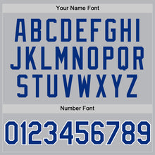 Charger l'image dans la galerie, Custom Gray Royal-White Authentic Throwback Baseball Jersey