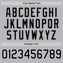 Charger l'image dans la galerie, Custom Gray Black-White Authentic Throwback Baseball Jersey