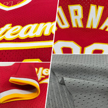 Charger l'image dans la galerie, Custom Gray Royal-Orange Authentic Throwback Baseball Jersey