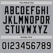 Загрузить изображение в средство просмотра галереи, Custom Gray Black-White Authentic Throwback Basketball Jersey