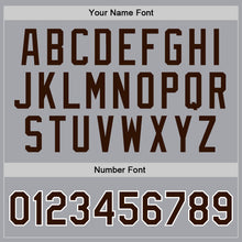 Загрузить изображение в средство просмотра галереи, Custom Gray Brown-White Authentic Throwback Basketball Jersey