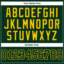 Laden Sie das Bild in den Galerie-Viewer, Custom Green Green-Gold Authentic Baseball Jersey