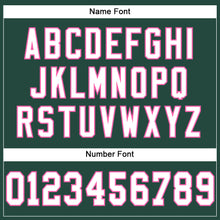 Charger l'image dans la galerie, Custom Green White-Pink Mesh Authentic Football Jersey