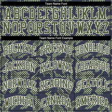 Загрузить изображение в средство просмотра галереи, Custom Green Olive-Navy Round Neck Sublimation Basketball Suit Jersey