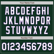 Загрузить изображение в средство просмотра галереи, Custom Green White-Purple Authentic Baseball Jersey