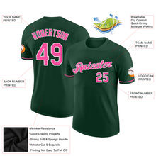 Загрузить изображение в средство просмотра галереи, Custom Green Pink-White Performance T-Shirt