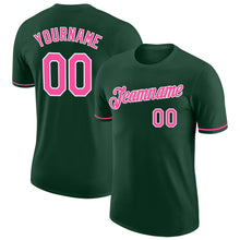 Загрузить изображение в средство просмотра галереи, Custom Green Pink-White Performance T-Shirt