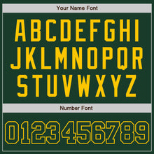 Load image into Gallery viewer, Custom Green Green-Gold Authentic Baseball Jersey
