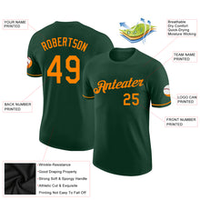 Laden Sie das Bild in den Galerie-Viewer, Custom Green Bay Orange Performance T-Shirt