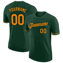 Laden Sie das Bild in den Galerie-Viewer, Custom Green Bay Orange Performance T-Shirt