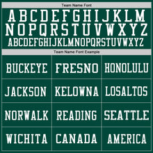 Load image into Gallery viewer, Custom Green White Mesh Authentic Football Jersey