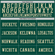 Laden Sie das Bild in den Galerie-Viewer, Custom Green Vintage USA Flag-City Cream Mesh Authentic Football Jersey