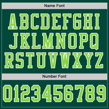Laden Sie das Bild in den Galerie-Viewer, Custom Green Neon Green-White Mesh Authentic Football Jersey