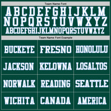 Load image into Gallery viewer, Custom Green White-Light Blue Mesh Authentic Football Jersey