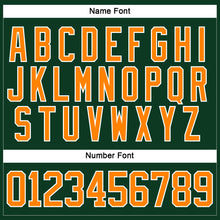 Загрузить изображение в средство просмотра галереи, Custom Green Bay Orange-White Hockey Lace Neck Jersey