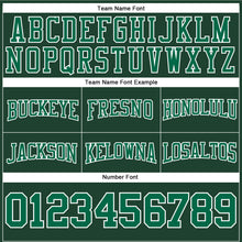 Charger l'image dans la galerie, Custom Stitched Green Kelly Green-White Football Pullover Sweatshirt Hoodie